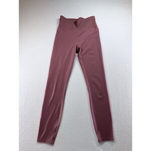 Vuori Rib Studio Legging Women's Size Small Marsala Pink
